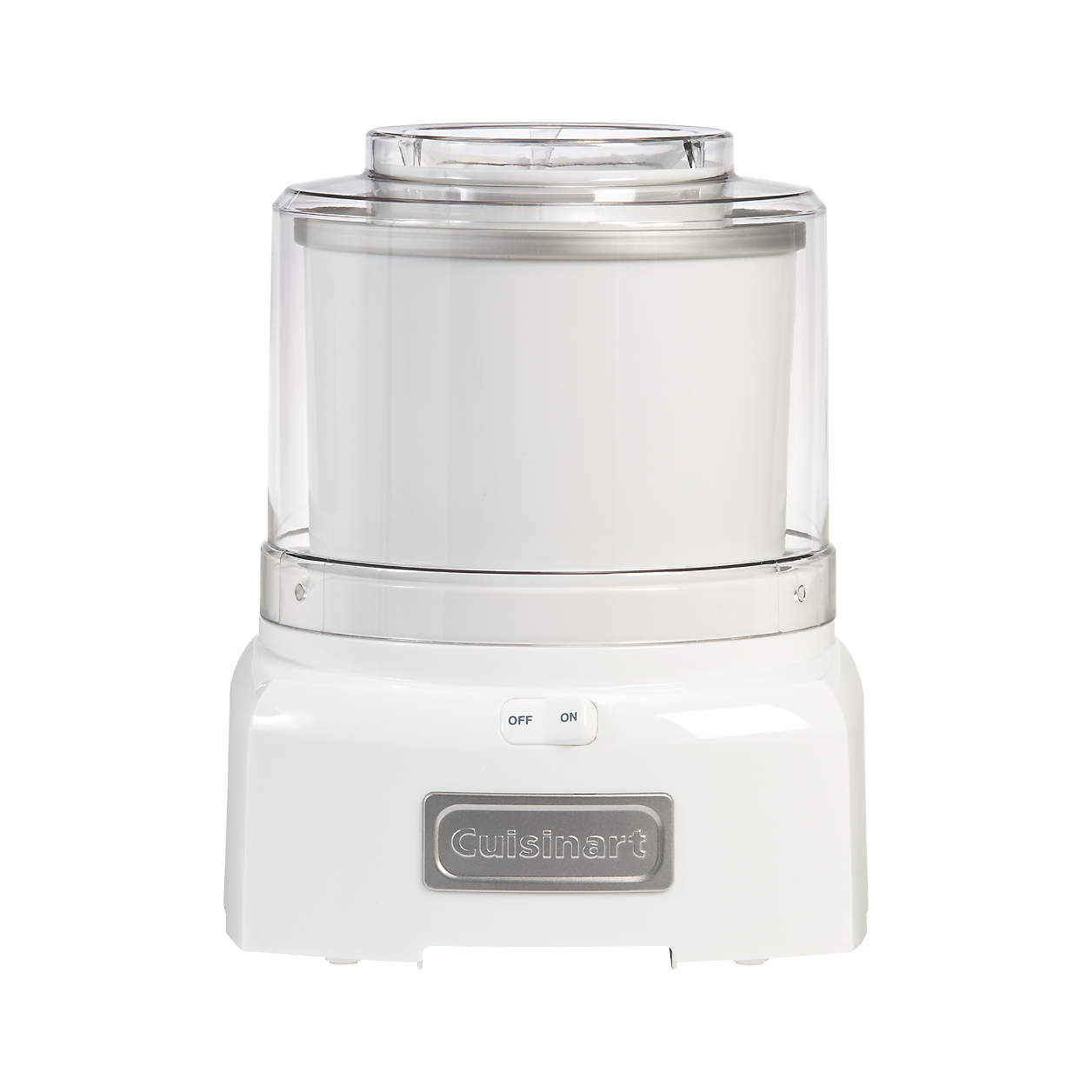 Cuisinart Frozen Yogurt, Sorbet and Ice Cream Maker White Crate