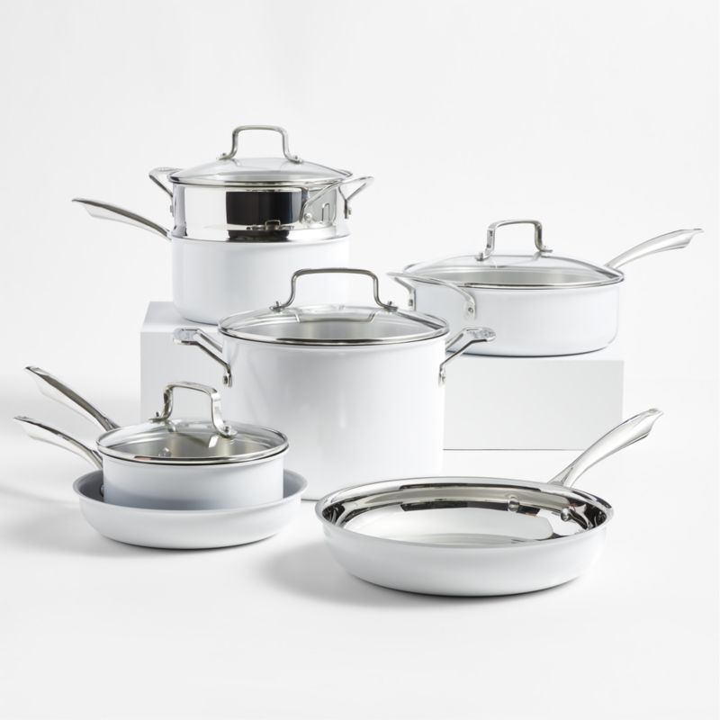 Cuisinart MultiClad Pro 7-piece Tri-Ply Stainless Steel Cookware Set +  Reviews