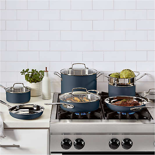 Cuisinart ® Chef's Classic™ Celestial Blue 11-Piece Stainless Steel Cookware Set