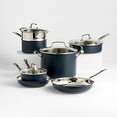 View Cuisinart ® Chef's Classic™ Celestial Blue 11-Piece Stainless Steel Cookware Set details