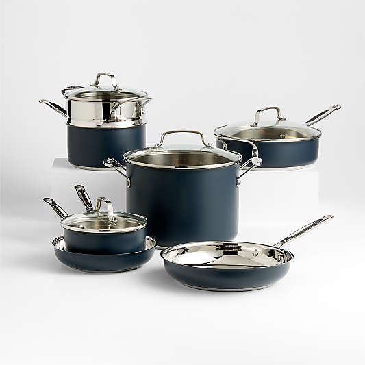 Cuisinart ® Chef's Classic™ Celestial Blue 11-Piece Stainless Steel Cookware Set