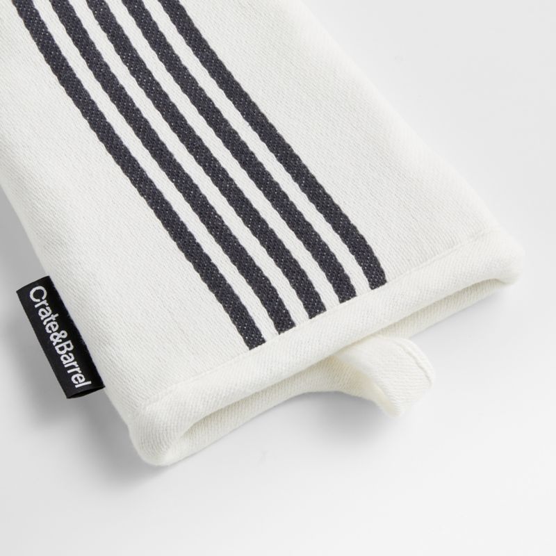 Cuisine Stripe Organic Cotton Oven Mitt