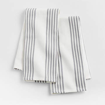 Ribbed Bar Mop White Organic Cotton Dishcloths, Set of 4 + Reviews