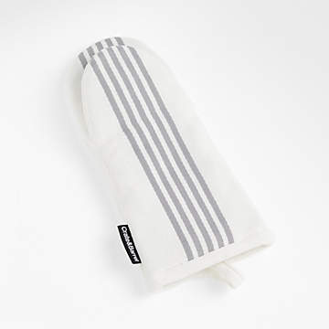 Bring It Pewter Metro Stripe Oven Mitt 13