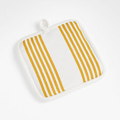 View Cuisine Stripe Yellow Ocher Pot Holder details