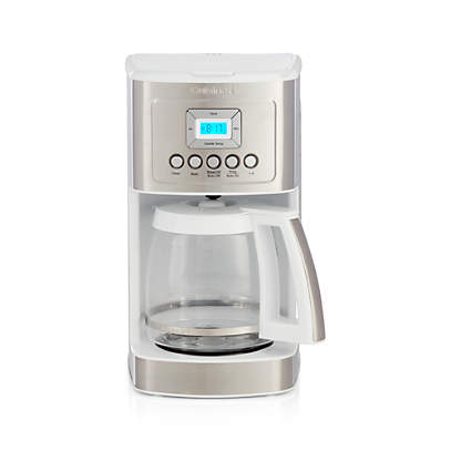 White programmable 2025 coffee maker