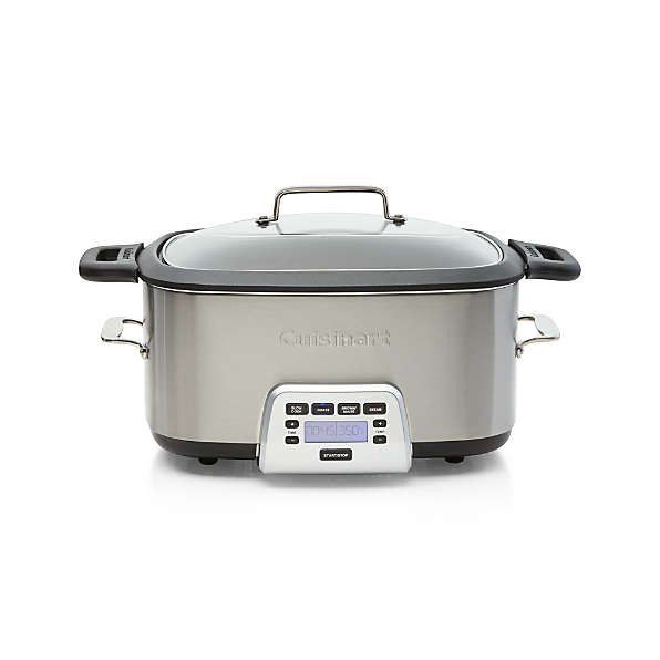  Cuisinart MSC-600 3-In-1 Cook Central 6-Quart Multi-Cooker: Slow  Cooker, Brown/Saute, Steamer, Silver: Home & Kitchen