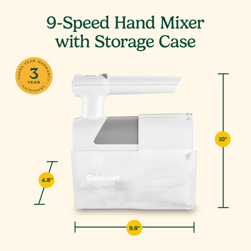 Cuisinart ® 9-Speed Hand Mixer with Storage Case - image 4 of 10