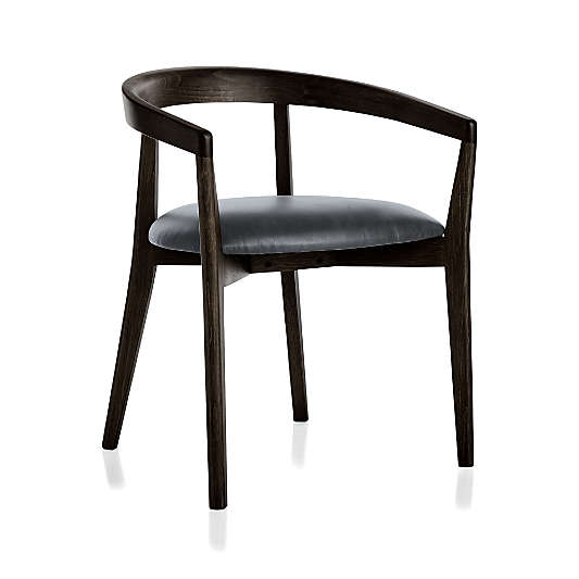 Cullen Dark Stain Oceana Round Back Dining Chair