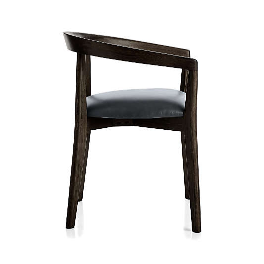 Cullen Dark Stain Oceana Round Back Dining Chair