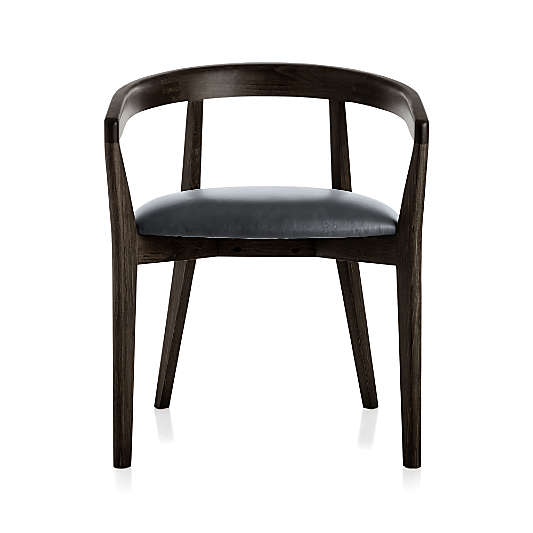 Cullen Dark Stain Oceana Round Back Dining Chair