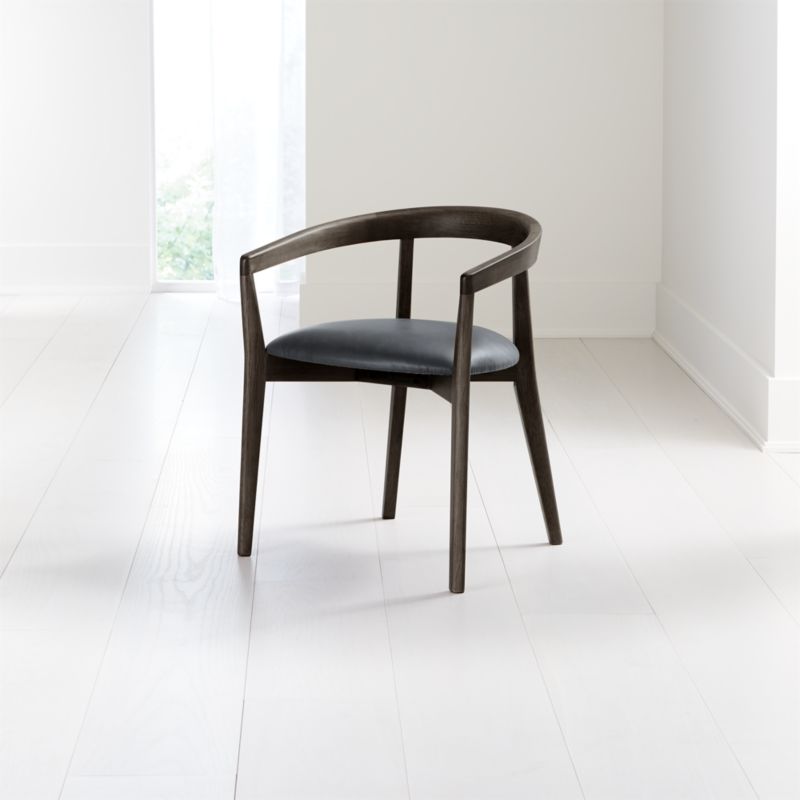 Cullen Dark Stain Oceana Round Back Dining Chair - image 3 of 9