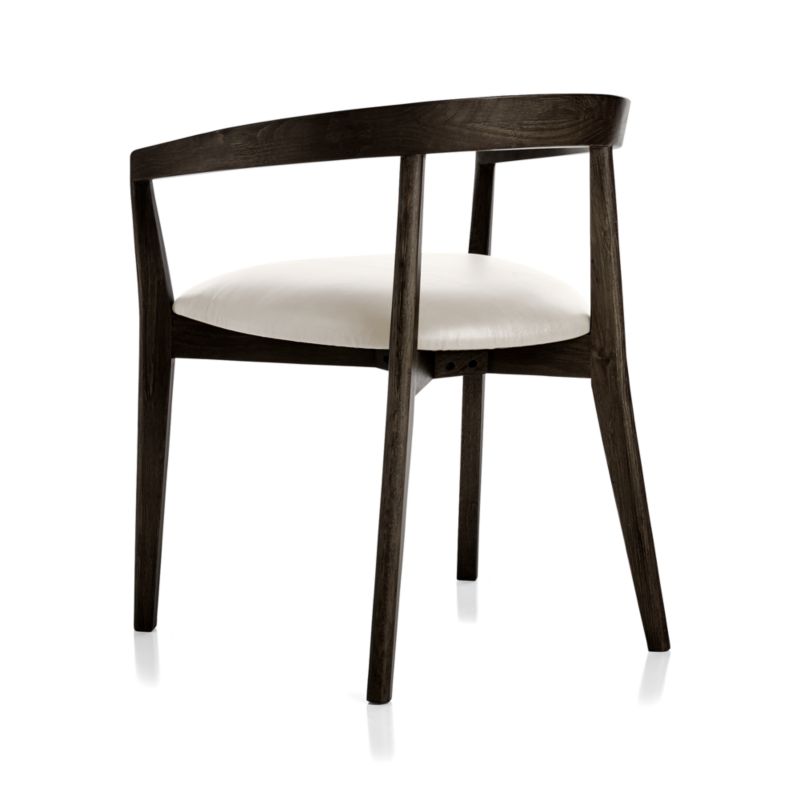 Cullen Dark Stain Sand Round Back Dining Chair - image 7 of 9