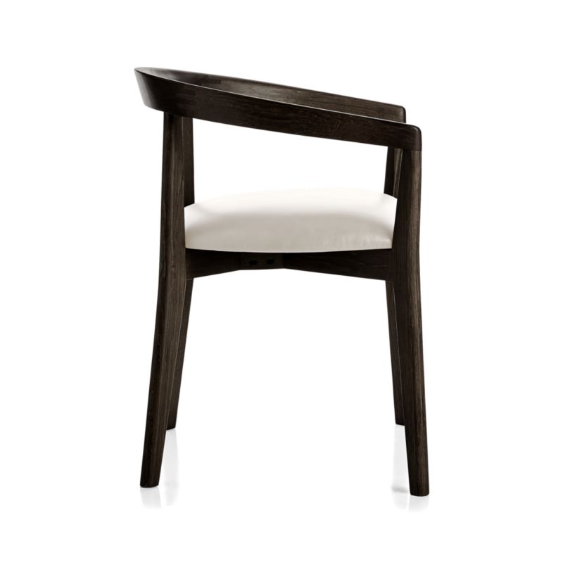 Cullen Dark Stain Sand Round Back Dining Chair - image 6 of 9