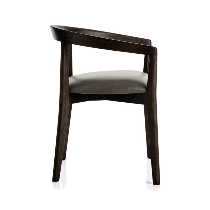 Cullen Dark Stain Stone Round Back Dining Chair - image 6 of 9