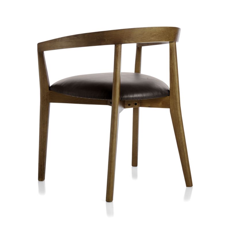 Cullen Shiitake Granite Round Back Dining Chair - image 9 of 12