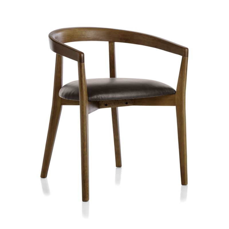 Cullen Shiitake Granite Round Back Dining Chair - image 6 of 12