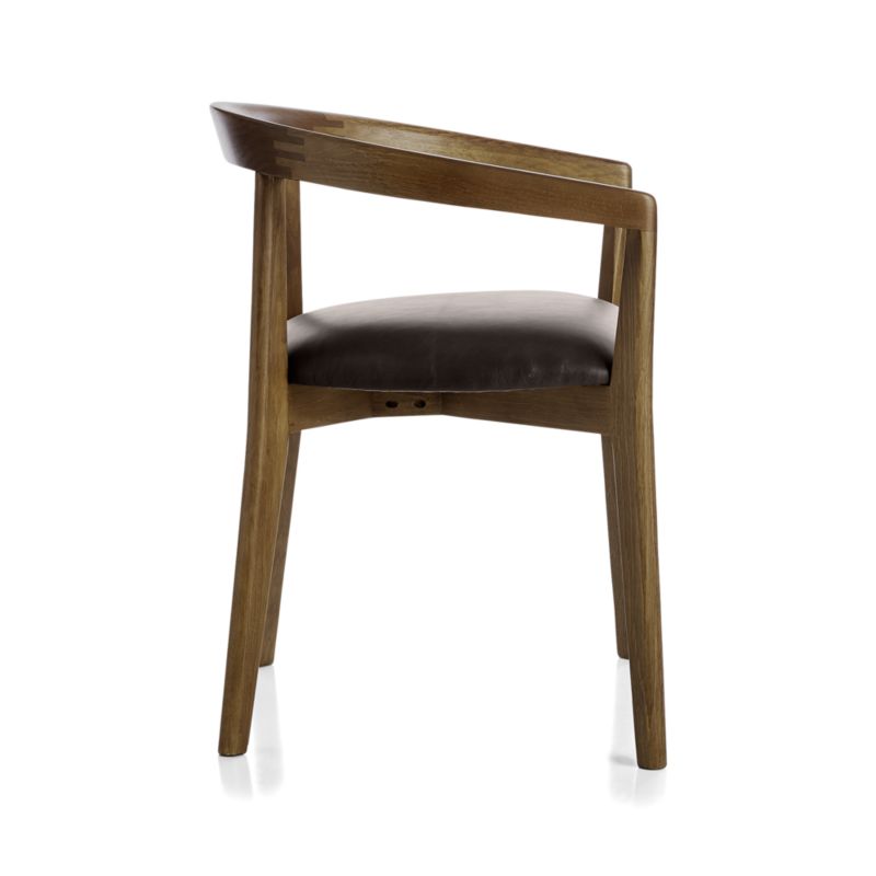 Cullen Shiitake Granite Round Back Dining Chair - image 8 of 12