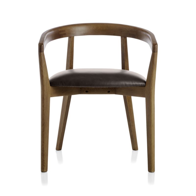 Cullen Shiitake Granite Round Back Dining Chair - image 7 of 12