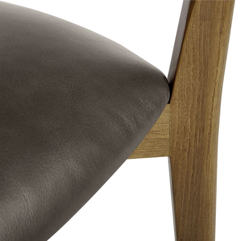 Cullen Shiitake Saddle Round Back Dining Chair - image 8 of 13