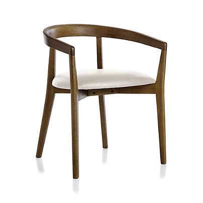 Cullen Shiitake Sand Round Back Dining Chair