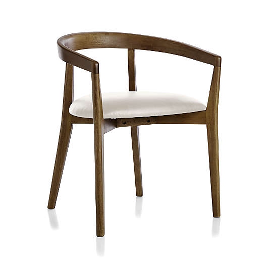 Cullen Shiitake Sand Round Back Dining Chair