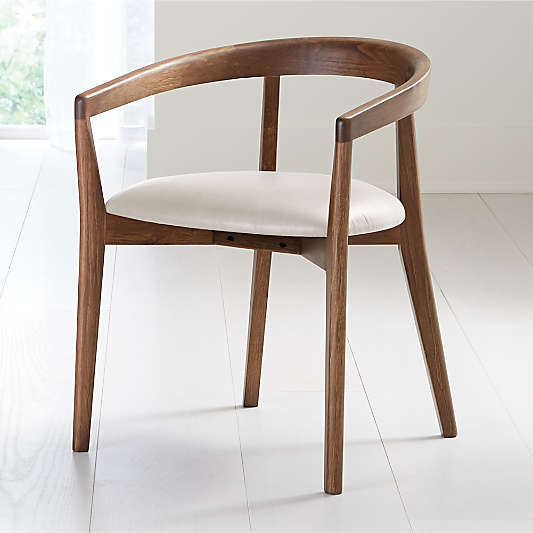 Cullen Shiitake Sand Round Back Dining Chair