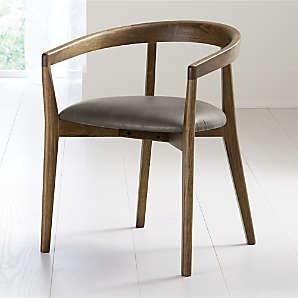 Dining Chairs Crate And Barrel Canada, Low Back Leather Dining Chairs