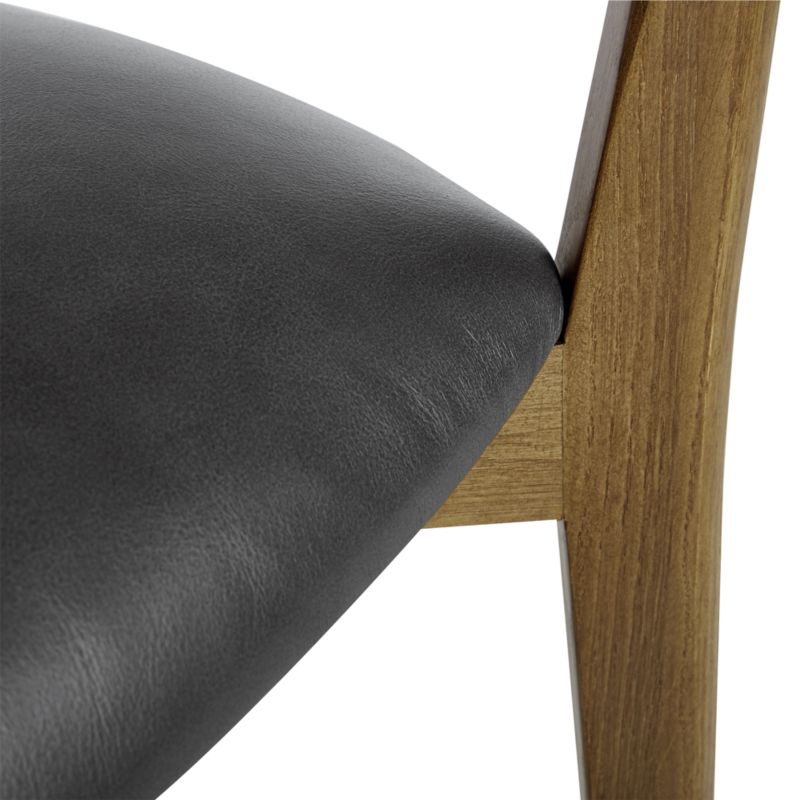 Cullen Shiitake Viola Black Round Back Dining Chair - image 8 of 10