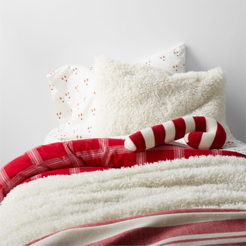 Christmas Candy Cane-Shaped Kids Throw Pillow - image 2 of 8