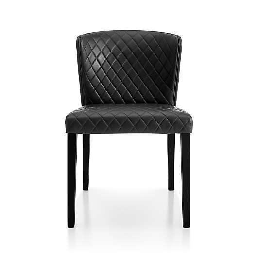 Curran Quilted Onyx Dining Chair