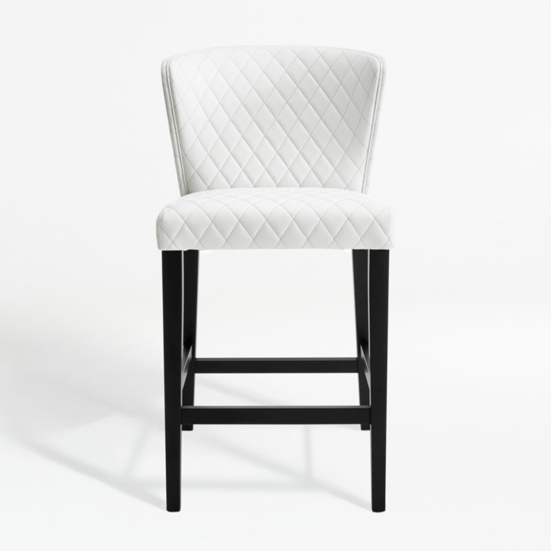 Curran Quilted Oyster Counter Stool - image 0 of 6