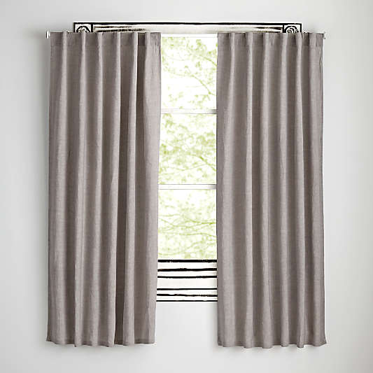 Fresh Linen Grey 63" Curtain