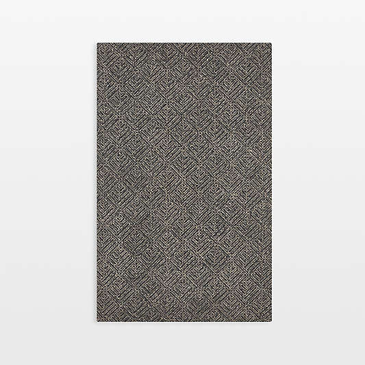 Curtis Indigo Blue Geometric Area Rug 6'x9'