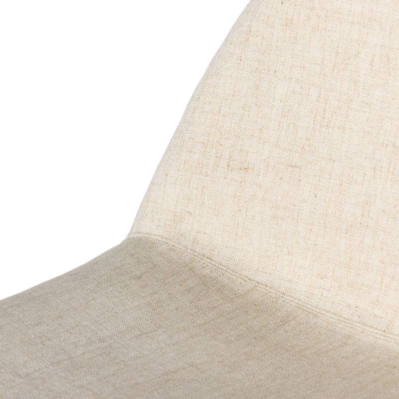 Curva Cream Upholstered Dining Chair - image 8 of 9