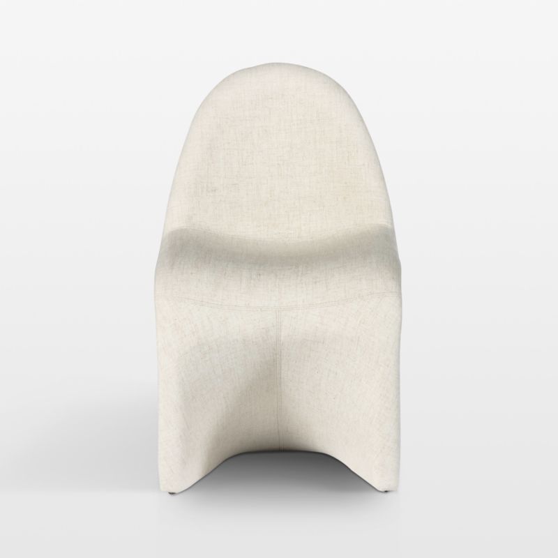 Curva Cream Upholstered Dining Chair - image 0 of 9