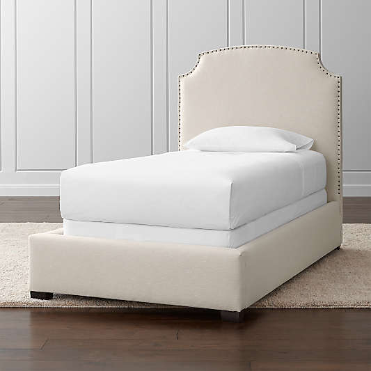 Curve Upholstered Twin Bed