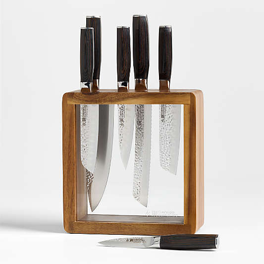 Cuisine::pro® Damashiro EMPEROR® Mokuzai 7-Piece Block Set