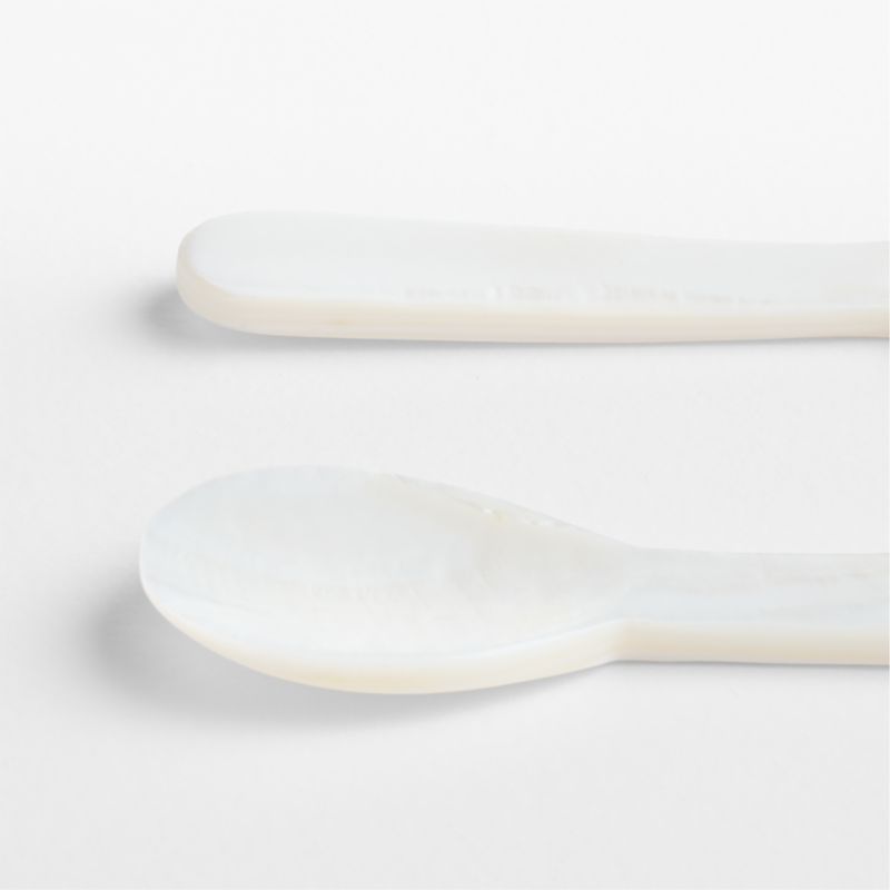 Mother of Pearl Caviar Spoons, Set of 2 - image 1 of 2