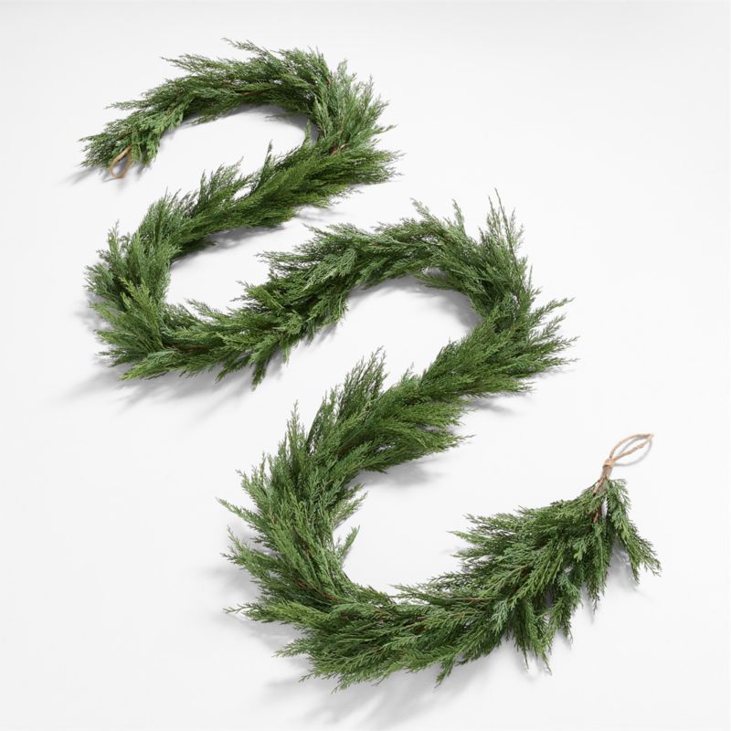 Faux Cypress Real Touch Holiday Garland 15' - image 12 of 17