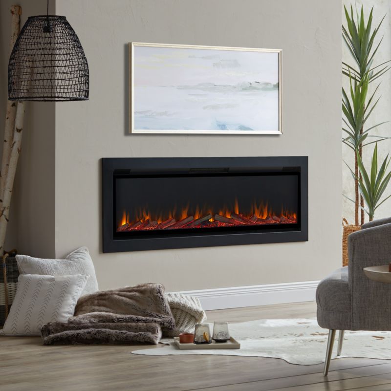 Cyrus Wall Mount Electric Fireplace 65" - image 3 of 9