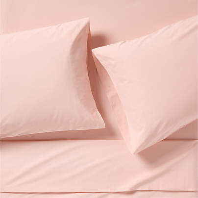 Cozy Cloud Elegant Pink Organic Cotton Kids Full Sheet Set