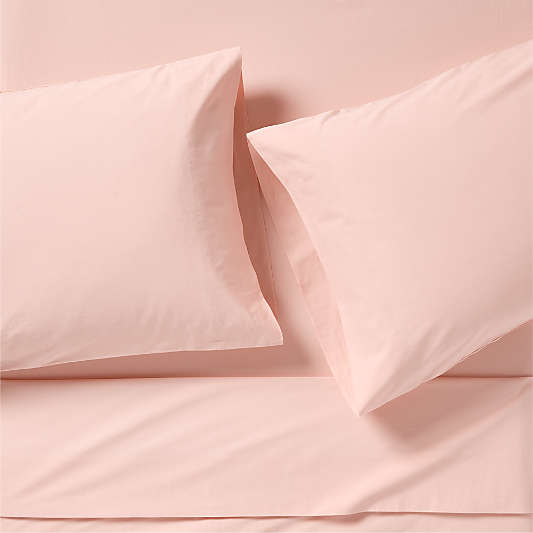 Cozy Cloud Pink 100% Organic Cotton Kids Full Sheet Set
