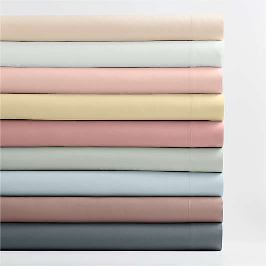 Cozy Cloud Elegant Pink 100% Organic Cotton Kids Queen Sheet Set