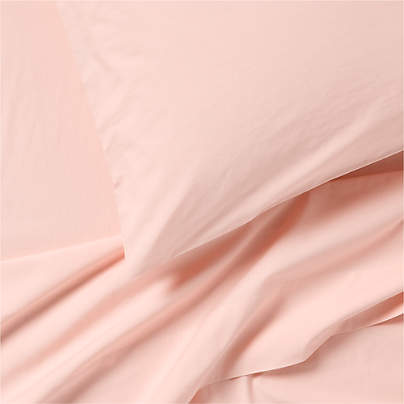 Cozy Cloud Elegant Pink Organic Cotton Kids Sheet Set