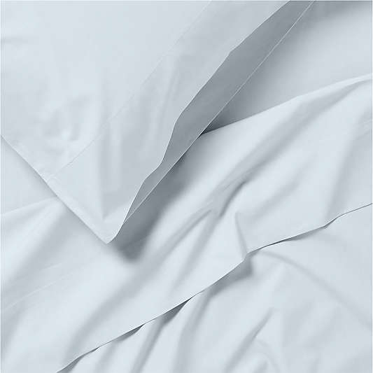 Cozy Cloud Sky Blue 100% Organic Cotton Kids Full Sheet Set