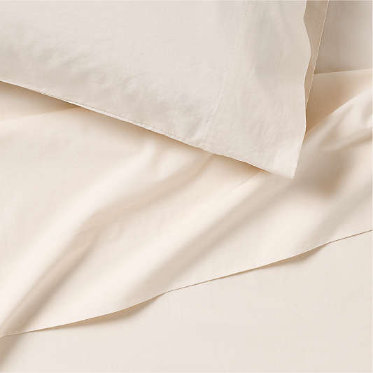 Cozy Cloud Undyed Organic Cotton Kids Sheet Set