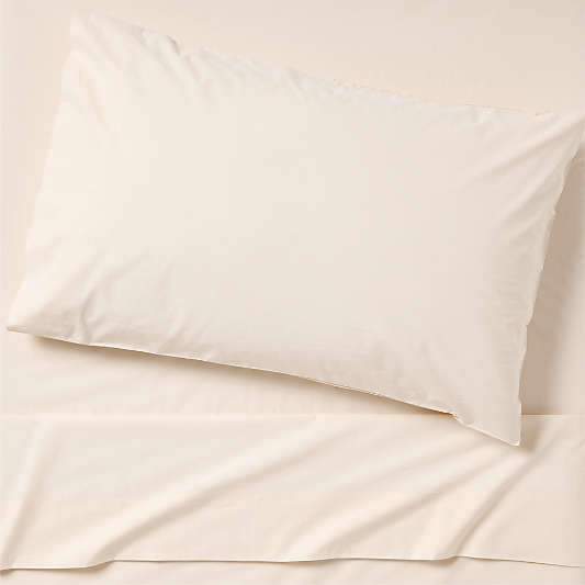Cozy Cloud Undyed Organic Cotton Kids Twin Sheet Set