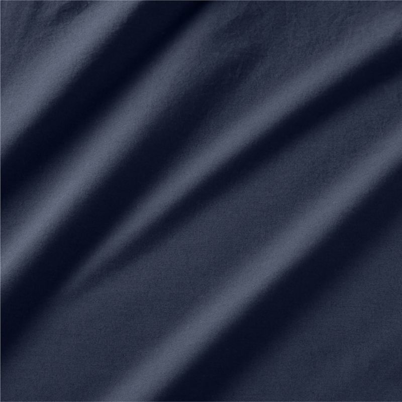 Cozy Cloud Deep Indigo Organic Washed Cotton Kids Twin Duvet Cover - image 3 of 9