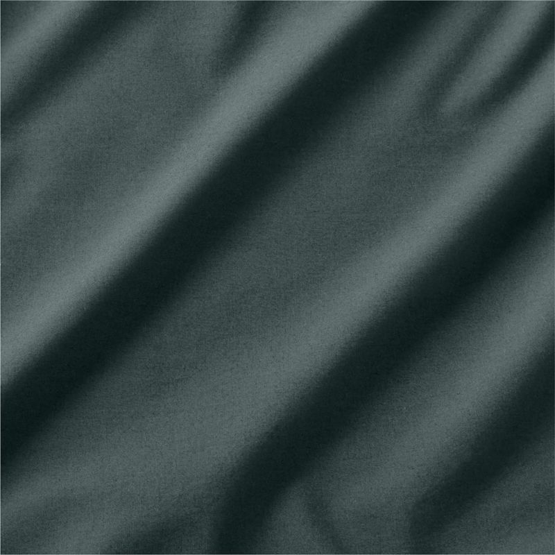 Cozy Cloud Spruce Green Organic Washed Cotton Kids Twin Duvet Cover - image 3 of 8